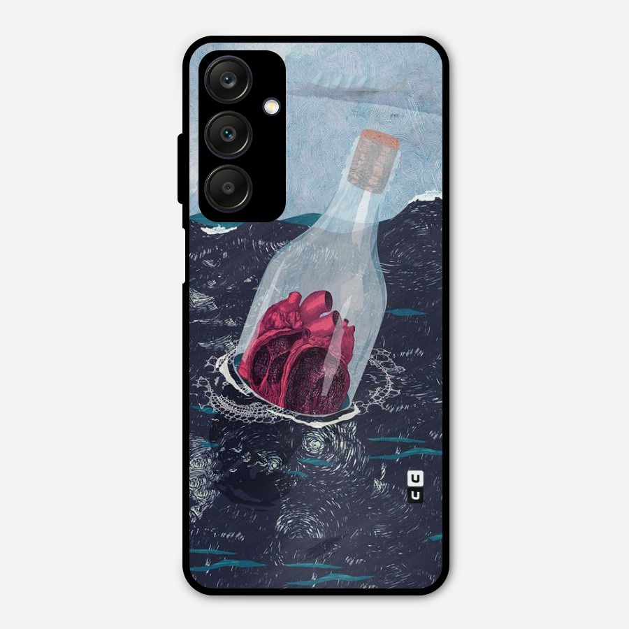 Bottle Heart Metal Back Case for Galaxy A25 5G