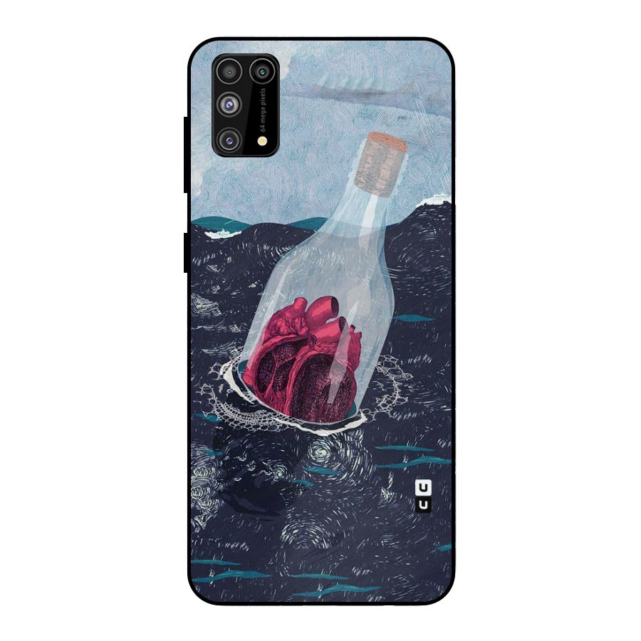 Bottle Heart Metal Back Case for Galaxy F41