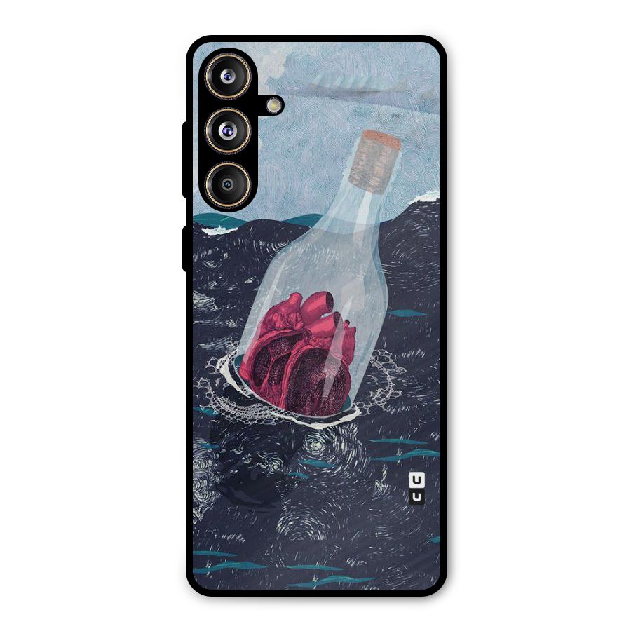 Bottle Heart Metal Back Case for Galaxy F55