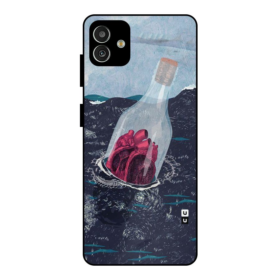 Bottle Heart Metal Back Case for Galaxy M13 5G