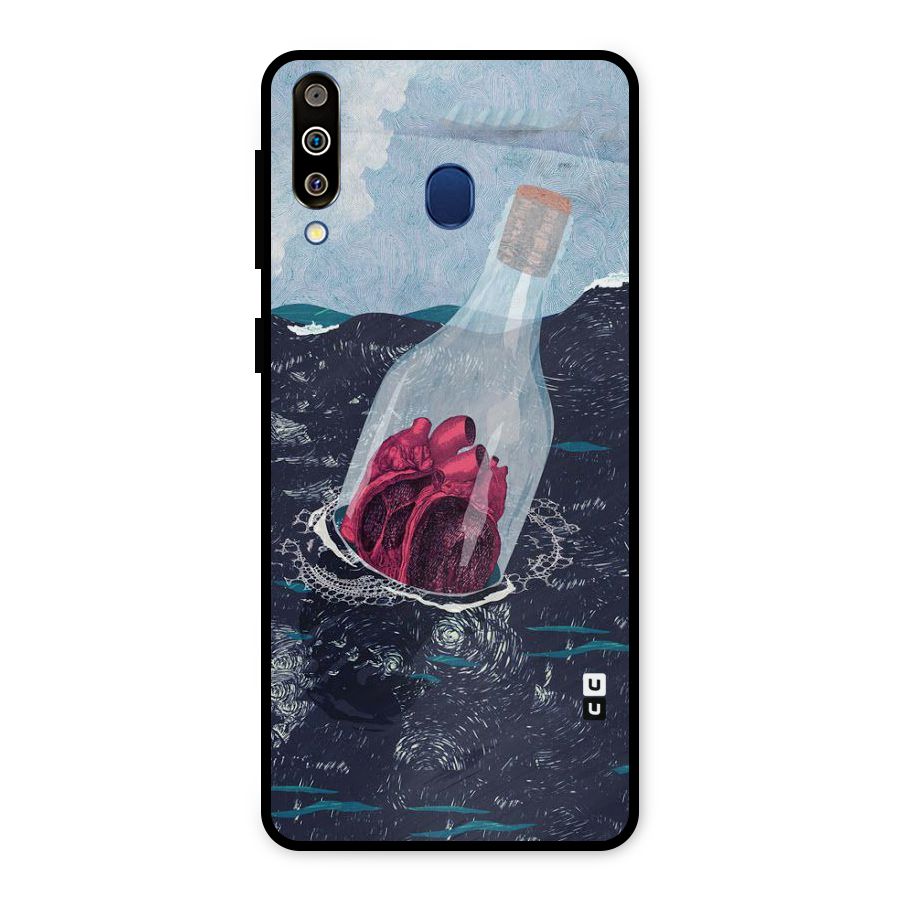 Bottle Heart Metal Back Case for Galaxy M30