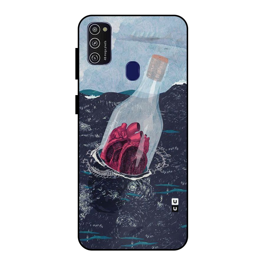 Bottle Heart Metal Back Case for Galaxy M30s