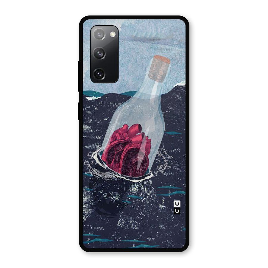 Bottle Heart Metal Back Case for Galaxy S20 FE 5G