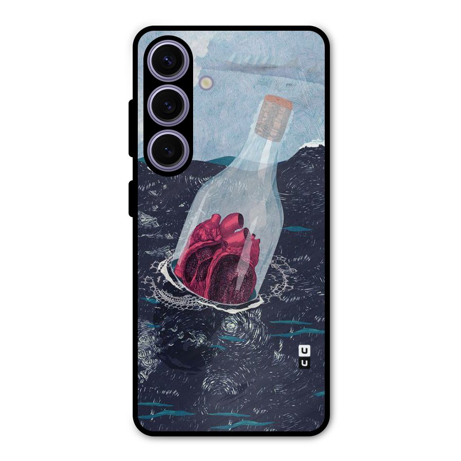 Bottle Heart Metal Back Case for Galaxy S24