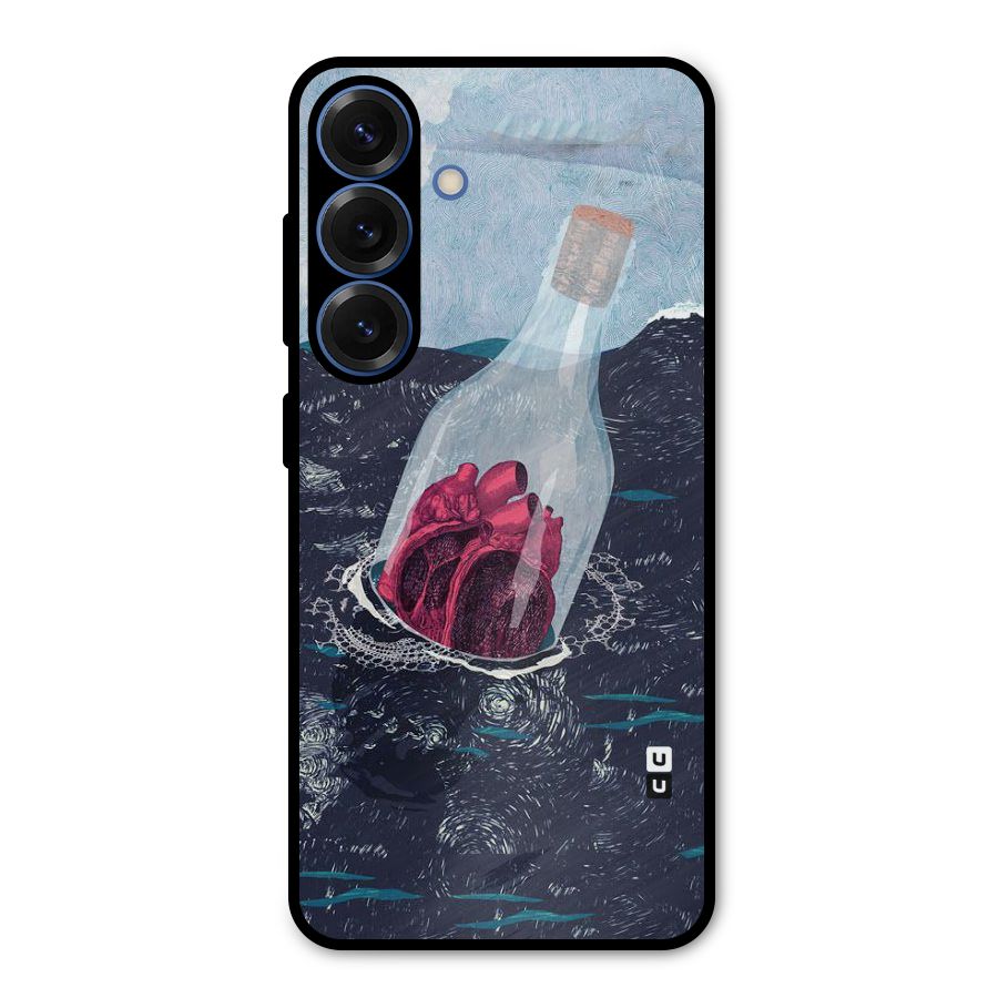 Bottle Heart Metal Back Case for Galaxy S25