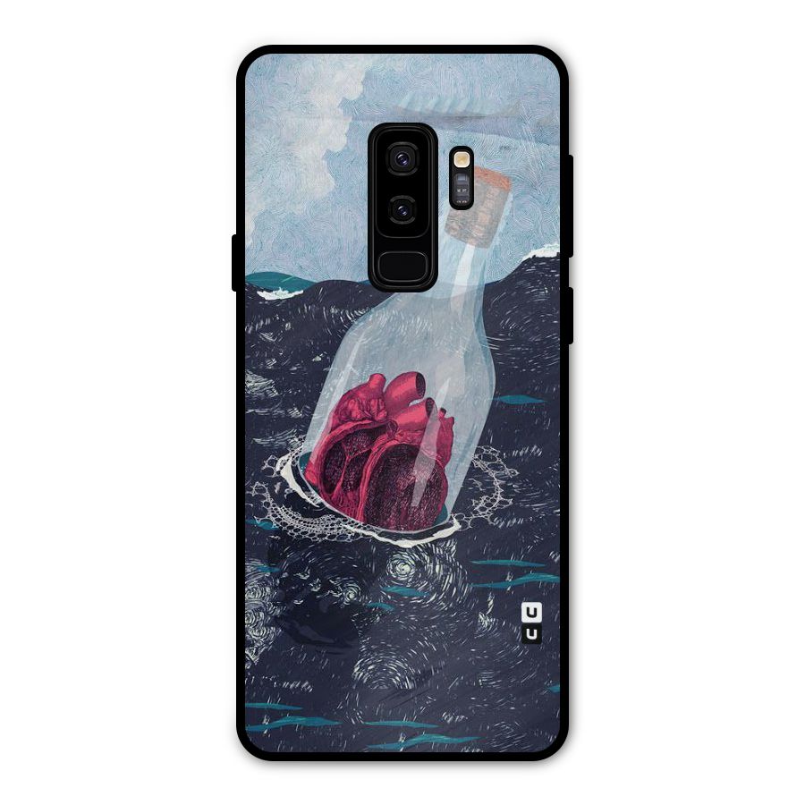 Bottle Heart Metal Back Case for Galaxy S9 Plus