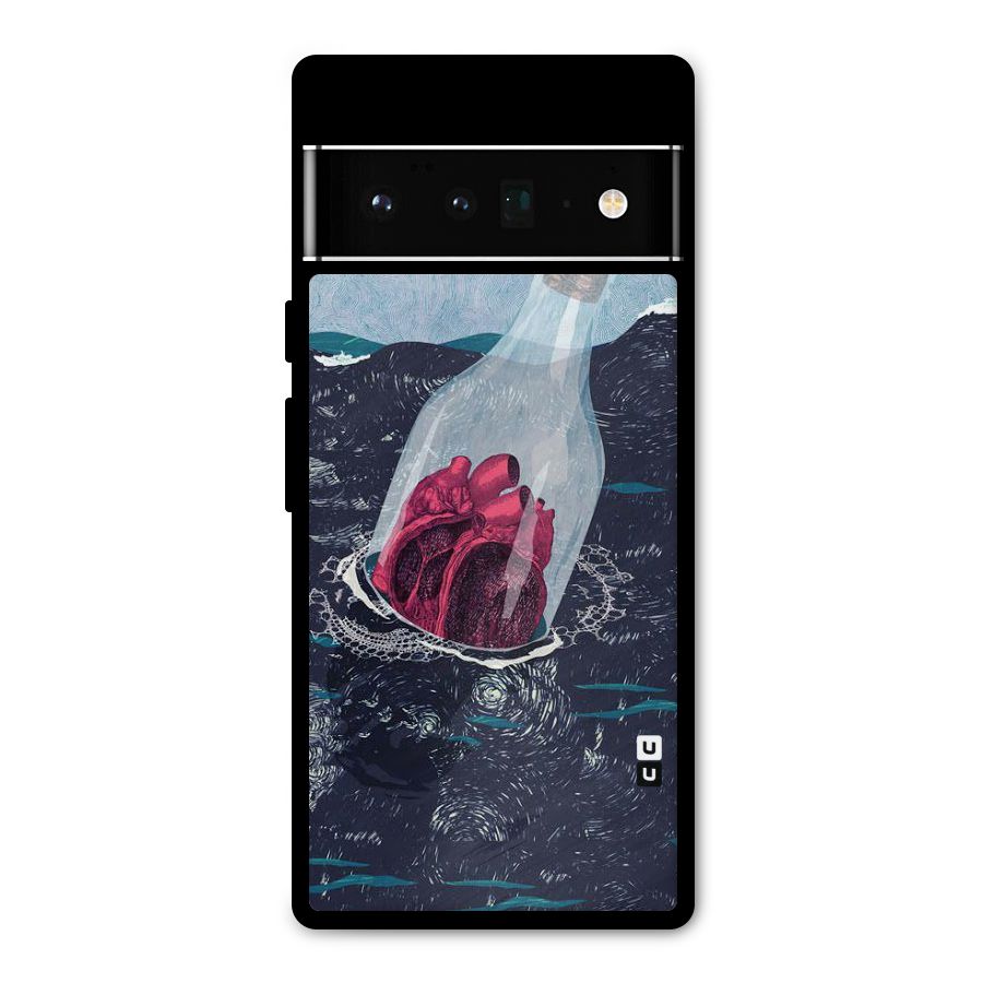 Bottle Heart Metal Back Case for Google Pixel 6 Pro