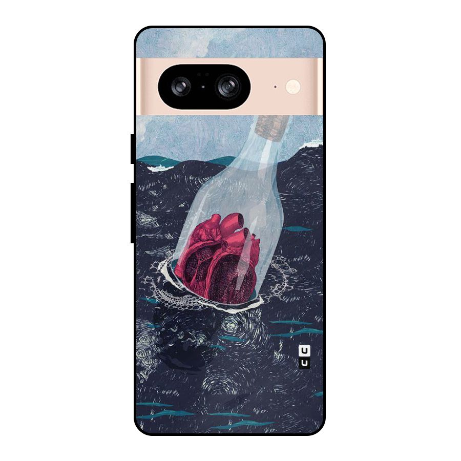 Bottle Heart Metal Back Case for Google Pixel 8