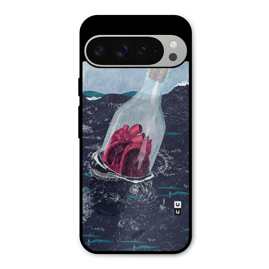 Bottle Heart Metal Back Case for Google Pixel 9 Pro XL