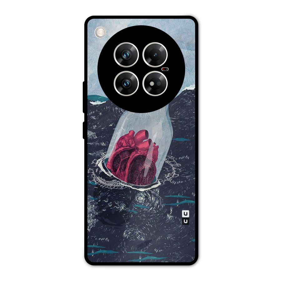 Bottle Heart Metal Back Case for Infinix Zero 40 5G