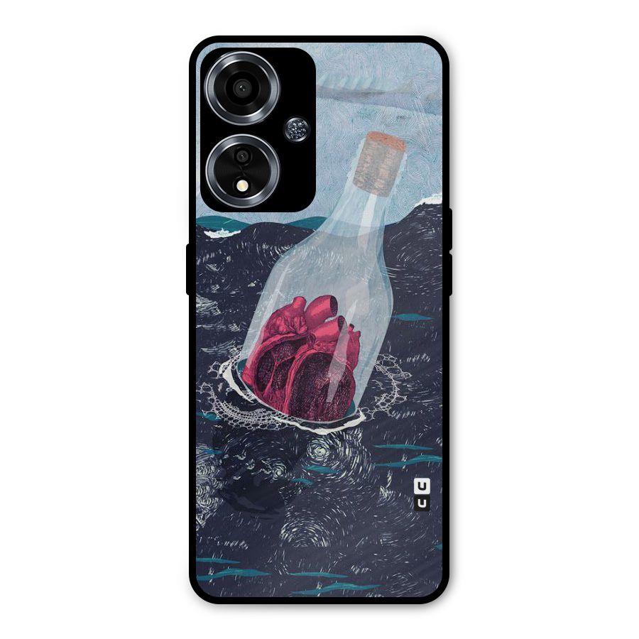 Bottle Heart Metal Back Case for Oppo A59