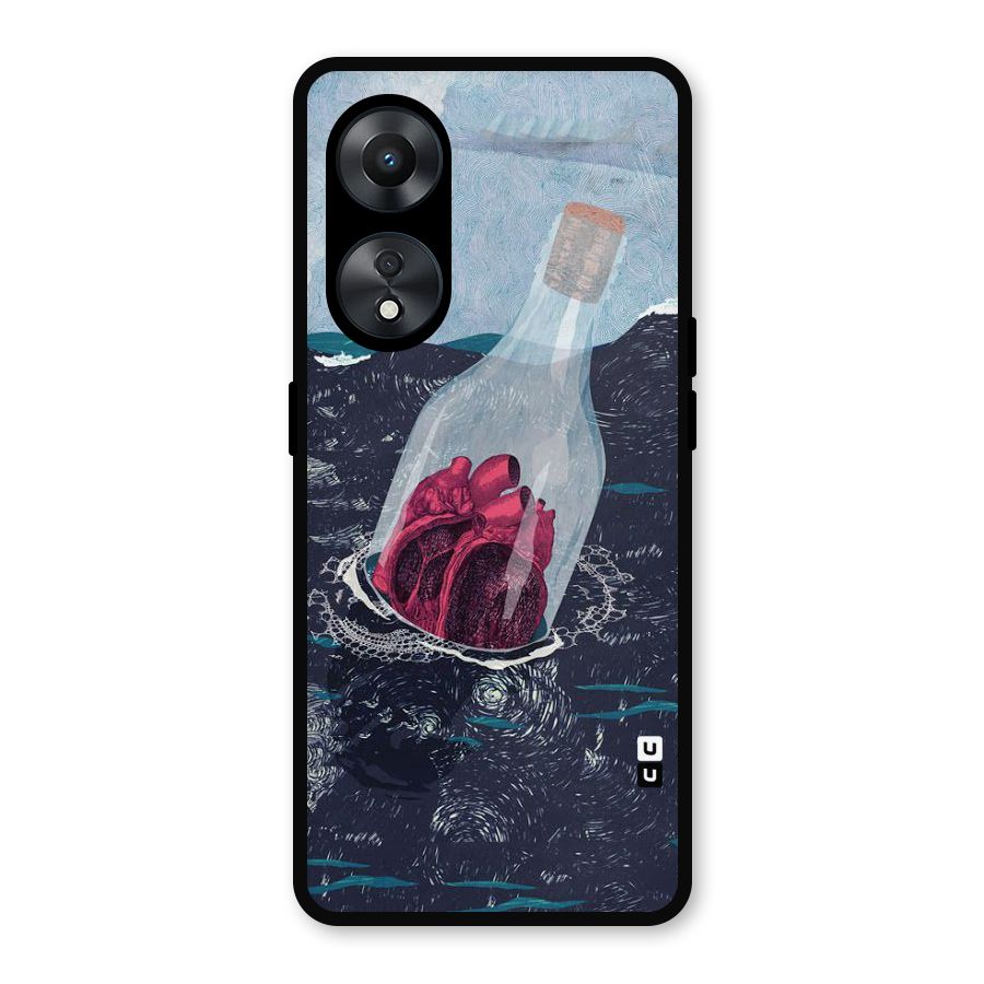 Bottle Heart Metal Back Case for Oppo A78
