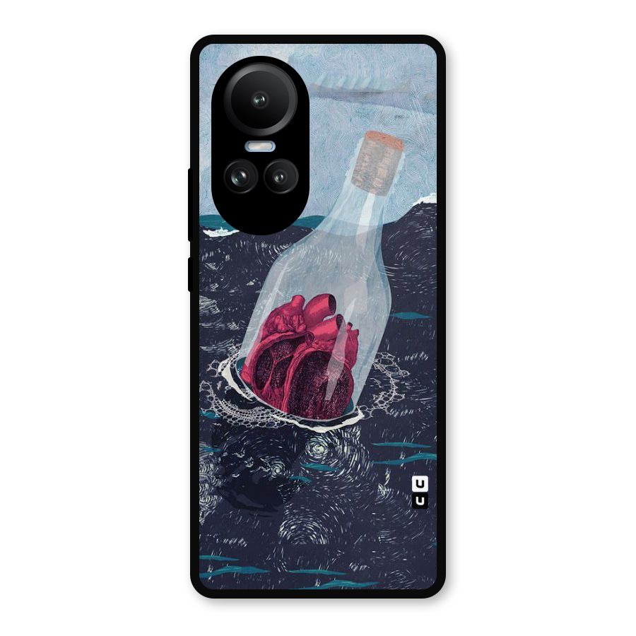 Bottle Heart Metal Back Case for Oppo Reno10 Pro