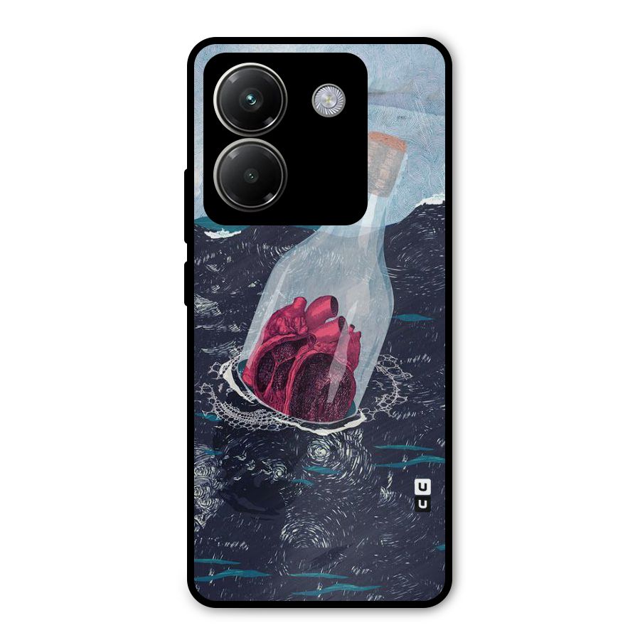 Bottle Heart Metal Back Case for Poco M7 Pro 5G