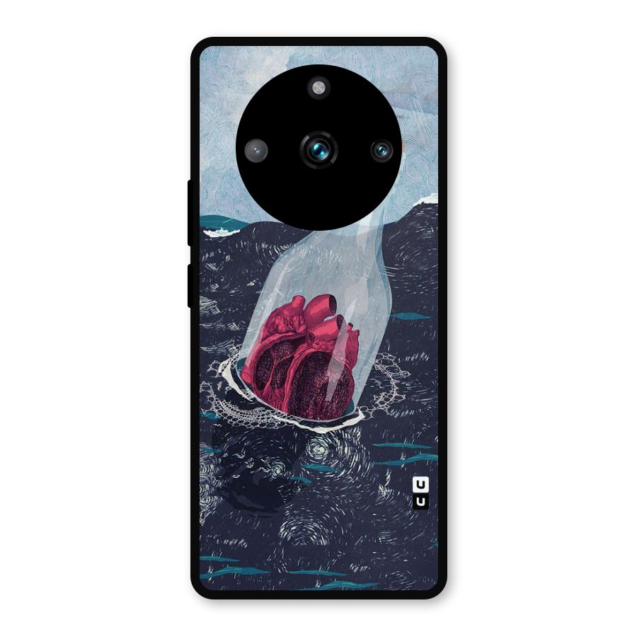 Bottle Heart Metal Back Case for Realme 11 Pro Plus