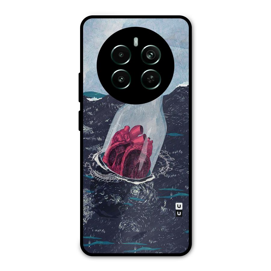 Bottle Heart Metal Back Case for Realme 12 Pro Plus