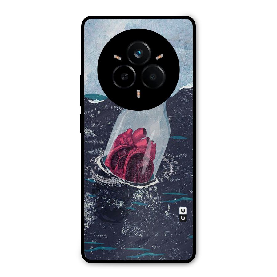 Bottle Heart Metal Back Case for Realme 14 Pro