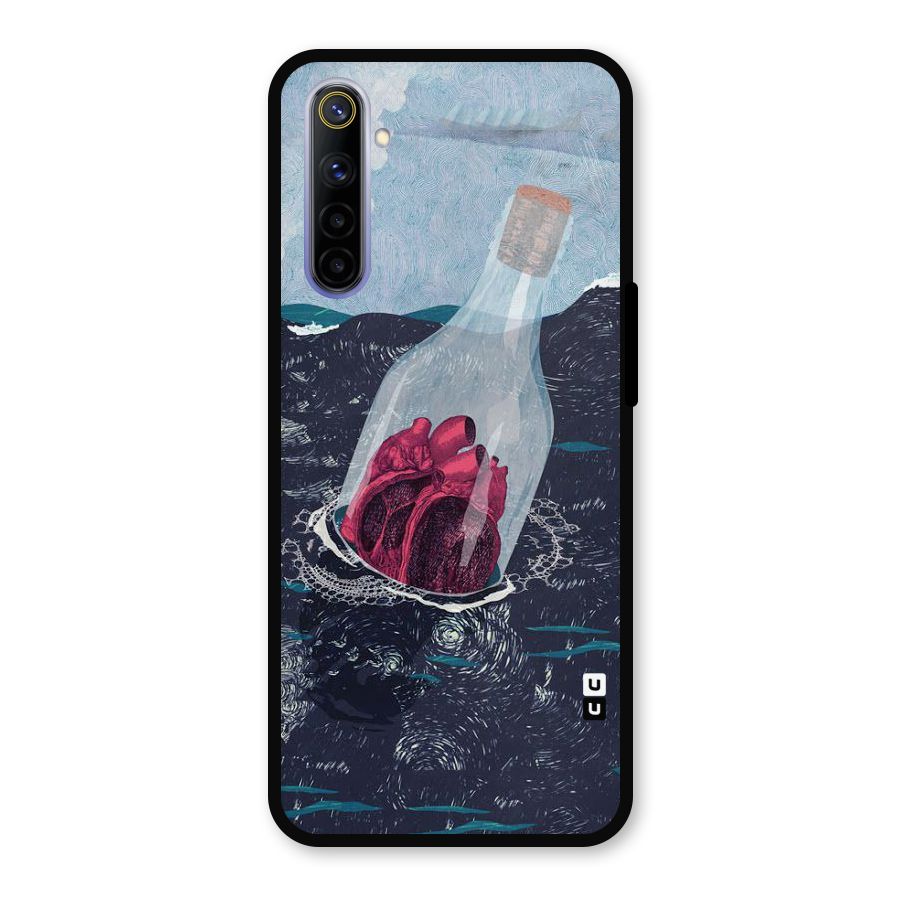 Bottle Heart Metal Back Case for Realme 6