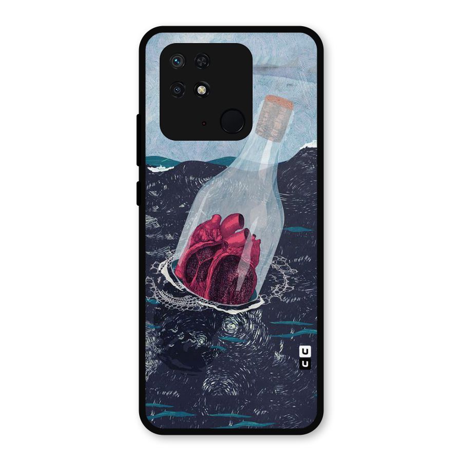 Bottle Heart Metal Back Case for Redmi 10 Power
