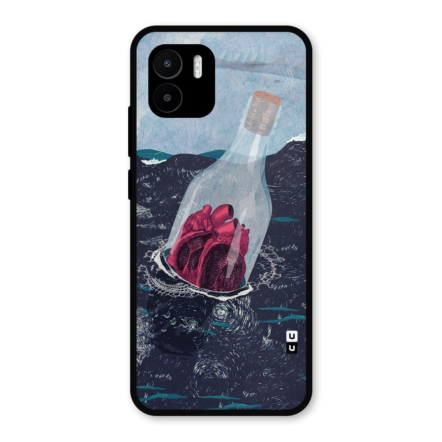 Bottle Heart Metal Back Case for Redmi A2