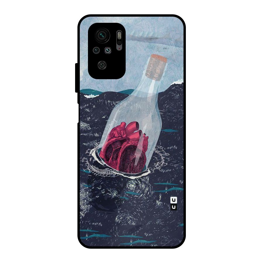 Bottle Heart Metal Back Case for Redmi Note 10S