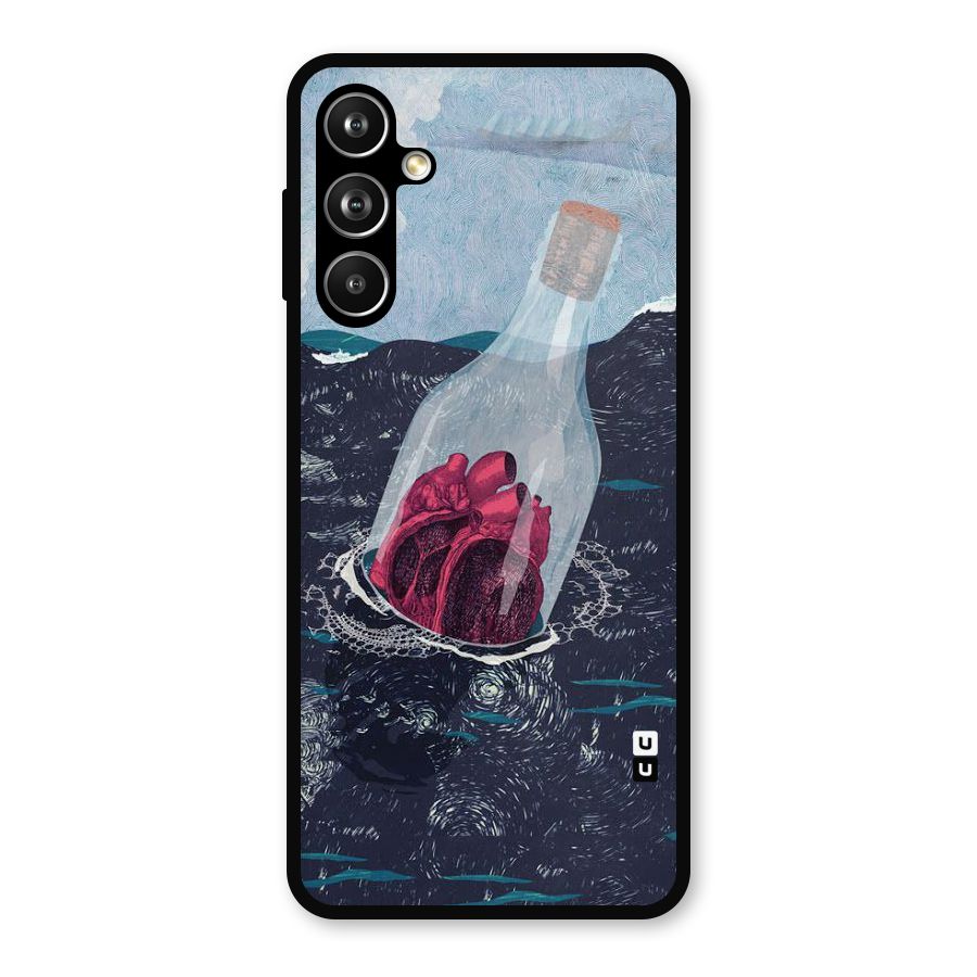 Bottle Heart Metal Back Case for Samsung Galaxy M54