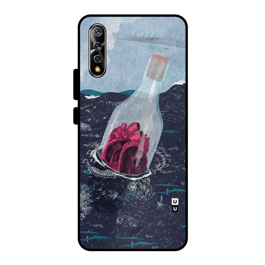 Bottle Heart Metal Back Case for Vivo S1