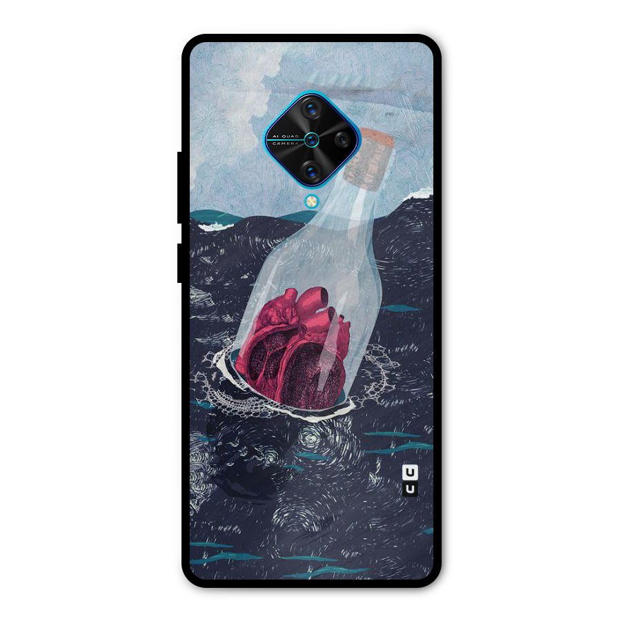 Bottle Heart Metal Back Case for Vivo S1 Pro