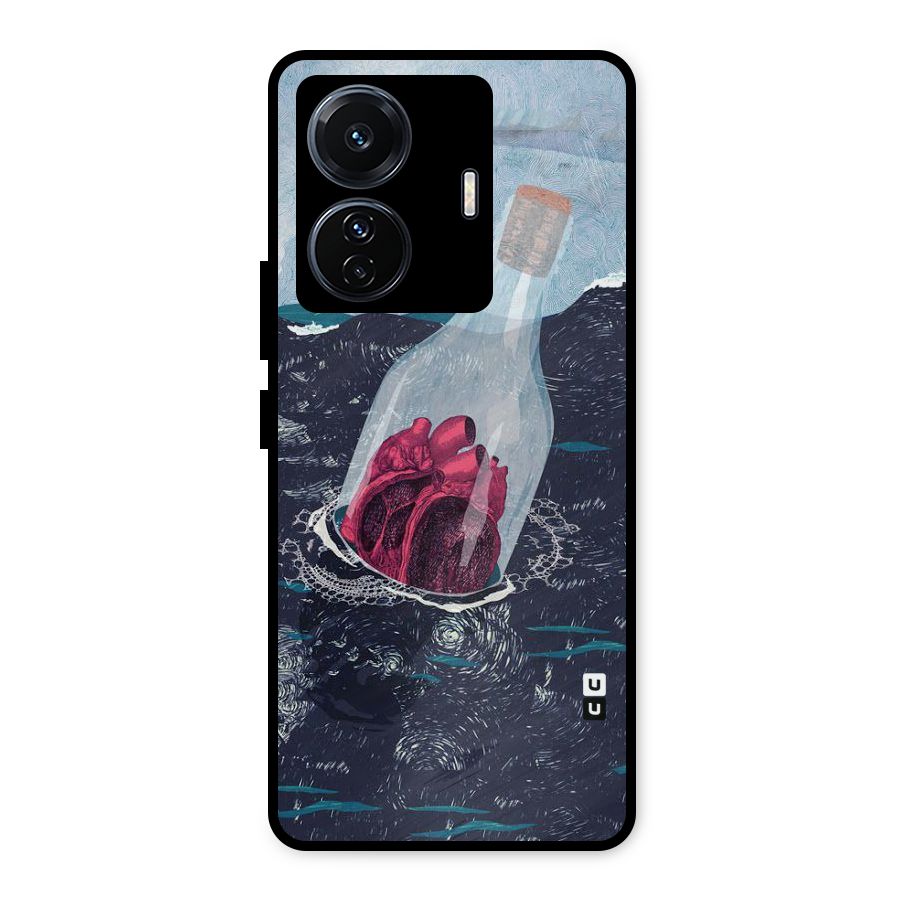 Bottle Heart Metal Back Case for Vivo T1 Pro