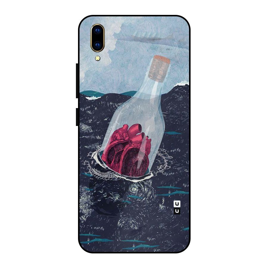 Bottle Heart Metal Back Case for Vivo V11 Pro