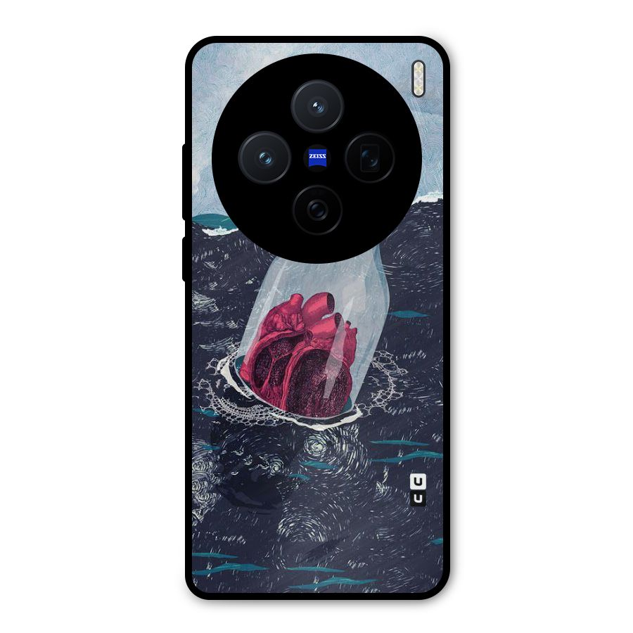 Bottle Heart Metal Back Case for Vivo X200