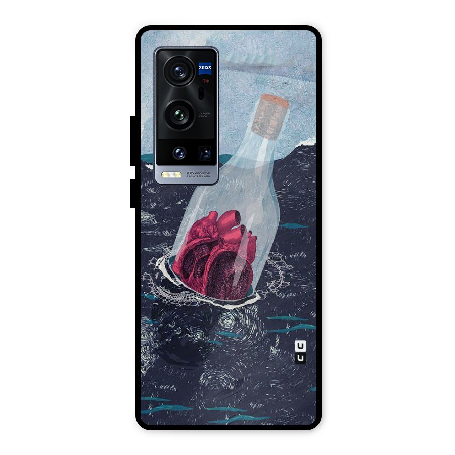 Bottle Heart Metal Back Case for Vivo X60 Pro Plus