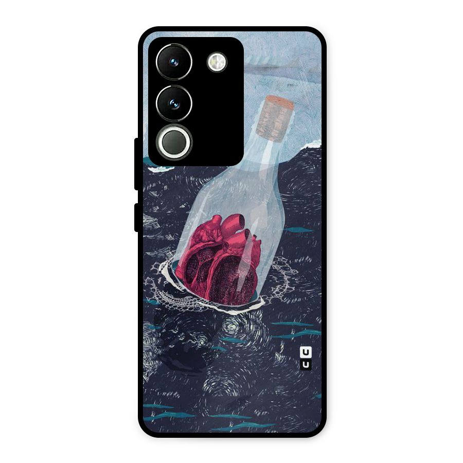 Bottle Heart Metal Back Case for Vivo Y200
