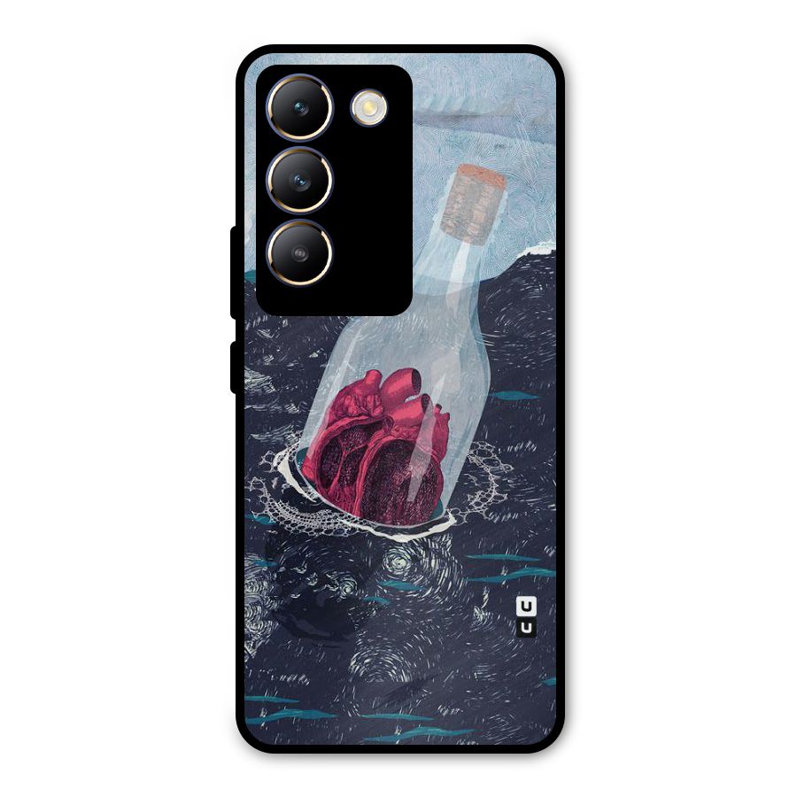 Bottle Heart Metal Back Case for Vivo Y200e