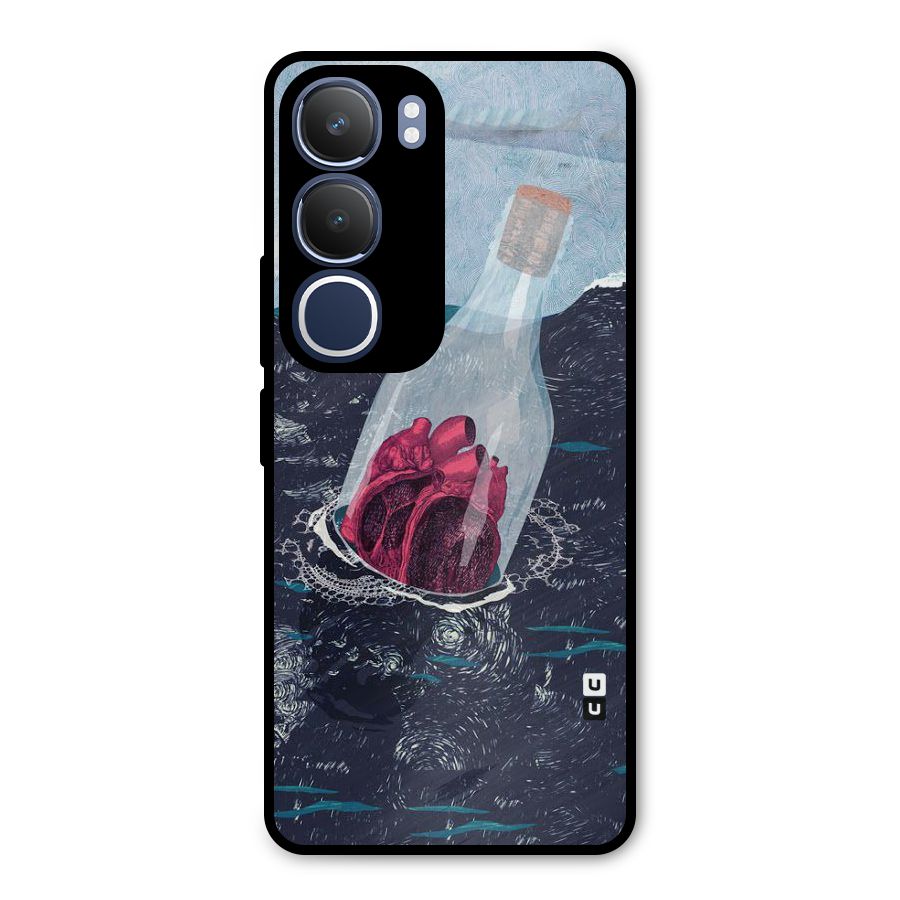 Bottle Heart Metal Back Case for Vivo Y29