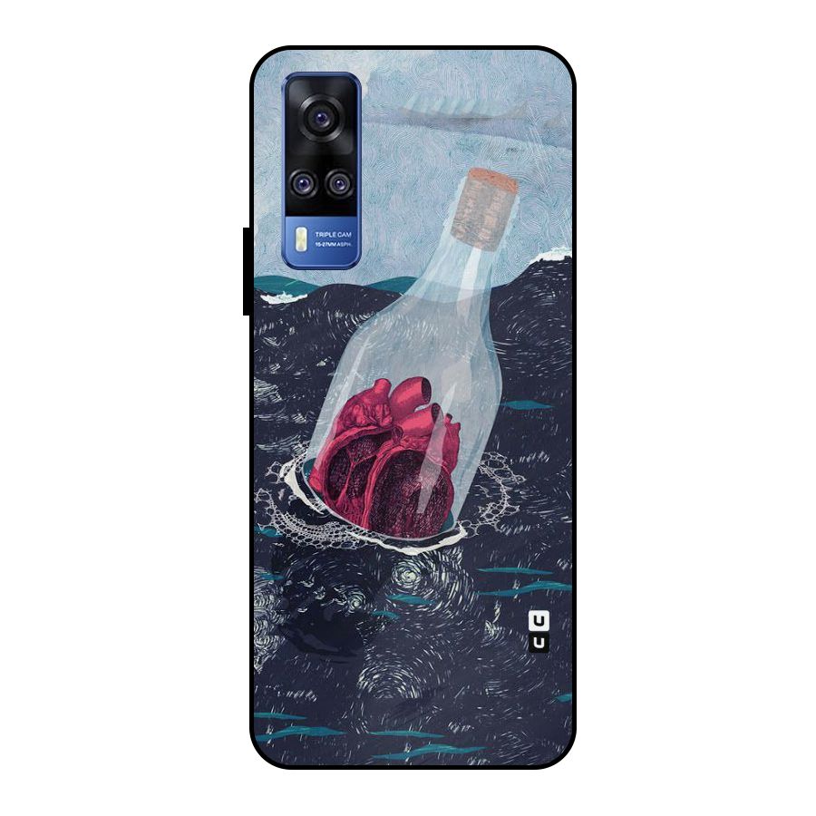 Bottle Heart Metal Back Case for Vivo Y51