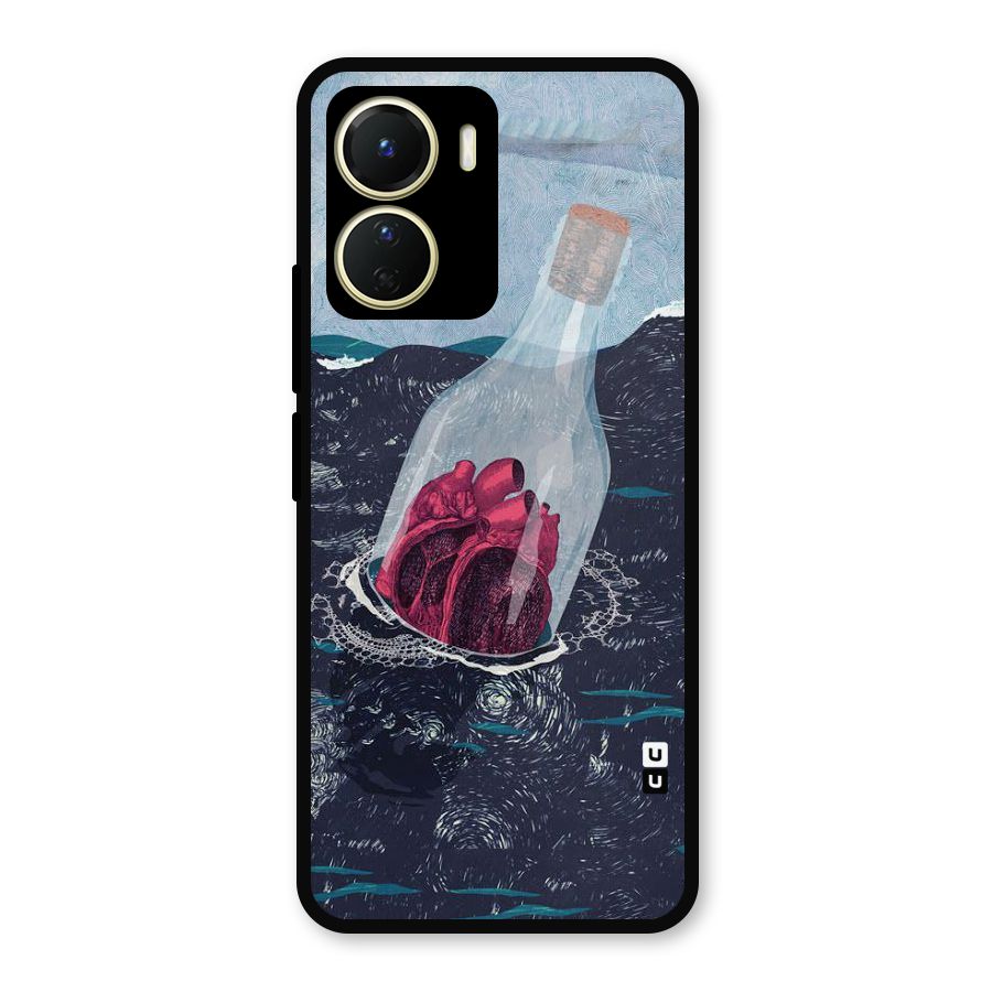 Bottle Heart Metal Back Case for Vivo Y56