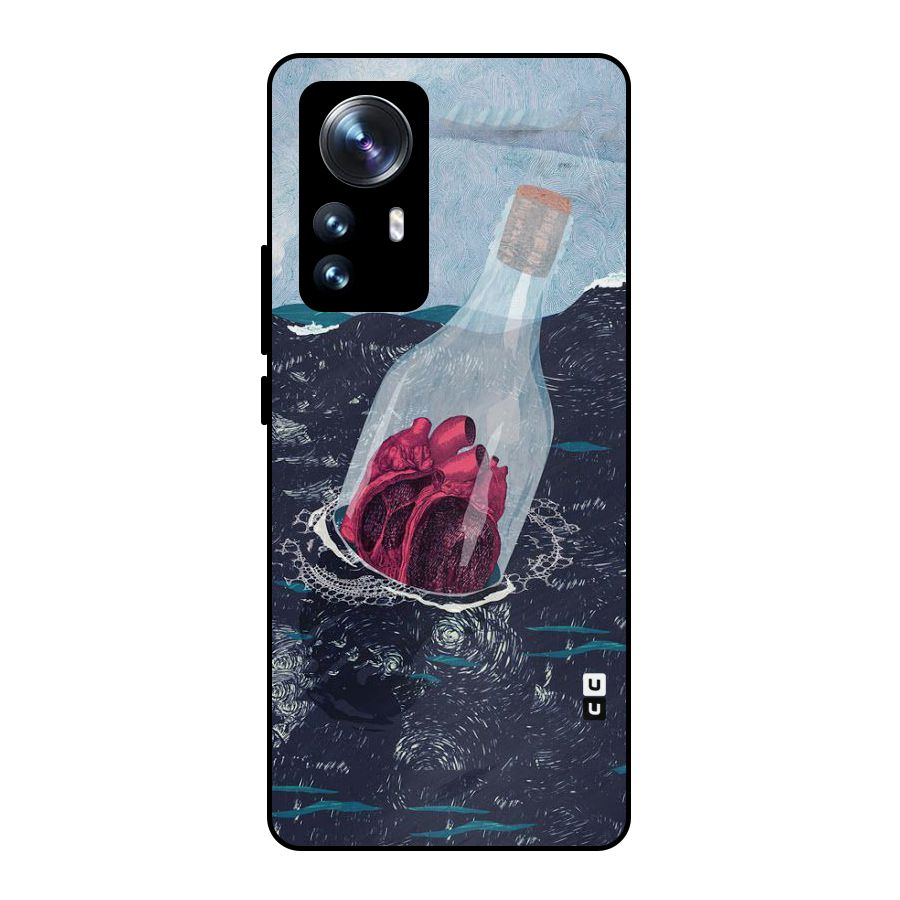 Bottle Heart Metal Back Case for Xiaomi 12 Pro