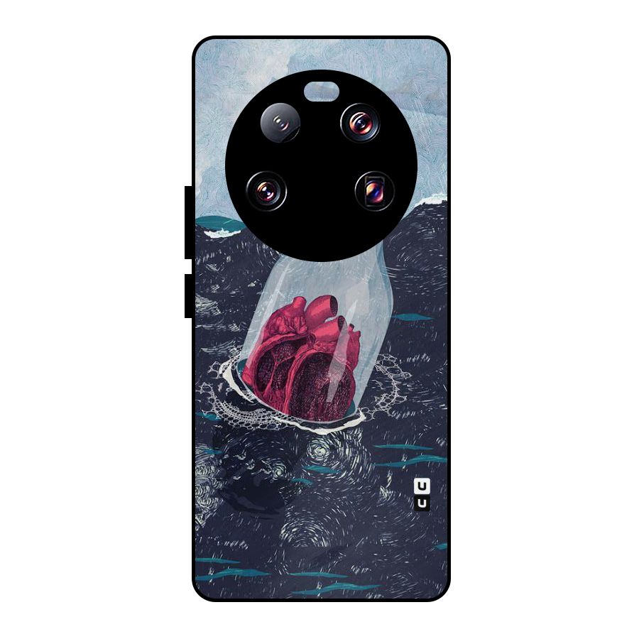 Bottle Heart Metal Back Case for Xiaomi 13 Ultra