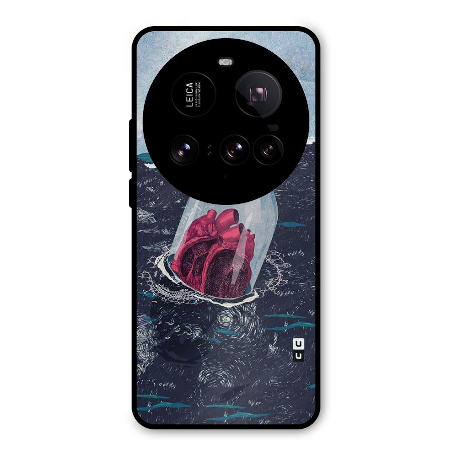 Bottle Heart Metal Back Case for Xiaomi 15 Ultra