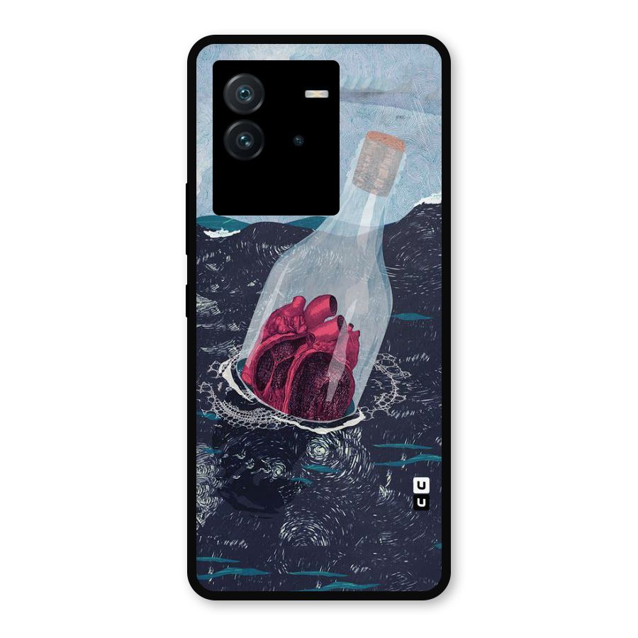 Bottle Heart Metal Back Case for iQOO Neo 6 5G