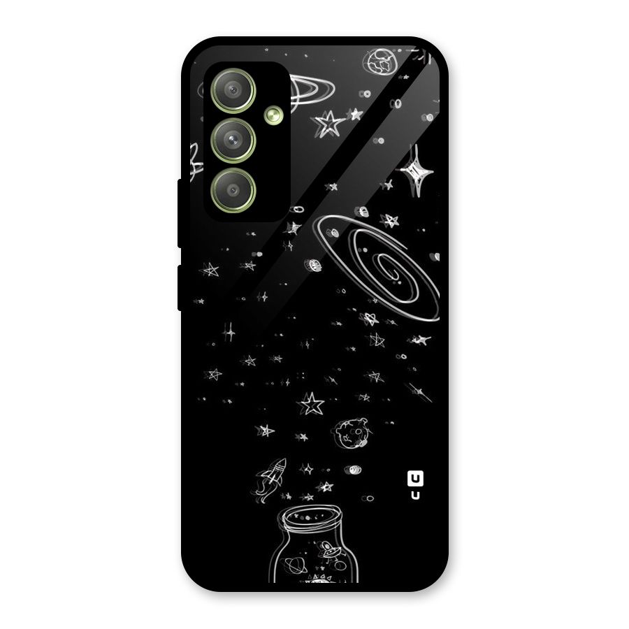 Bottle Of Stars Glass Back Case for Galaxy A54