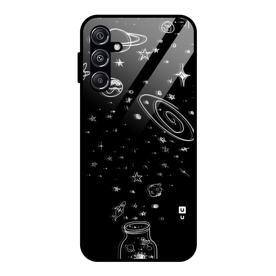Bottle Of Stars Glass Back Case for Galaxy M34 5G