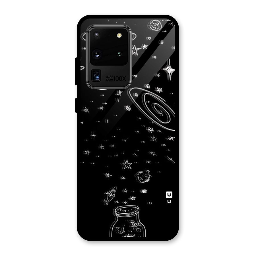 Bottle Of Stars Glass Back Case for Galaxy S20 Ultra