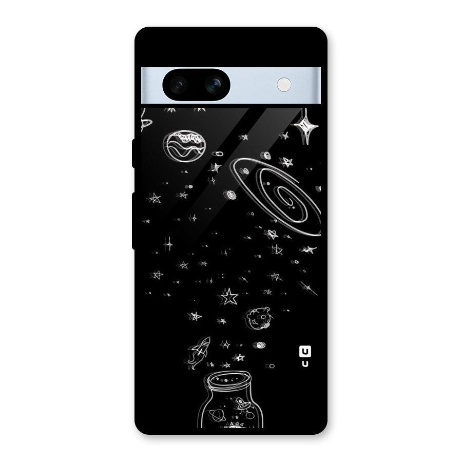 Bottle Of Stars Glass Back Case for Google Pixel 7a