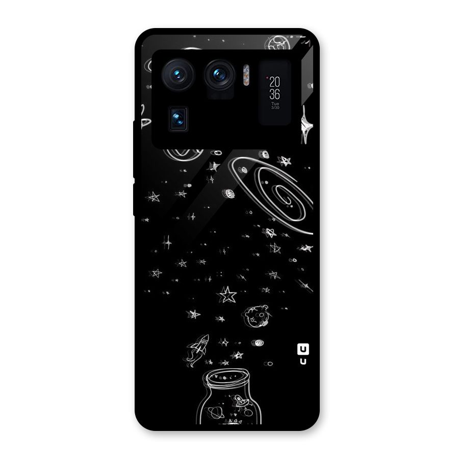 Bottle Of Stars Glass Back Case for Mi 11 Ultra