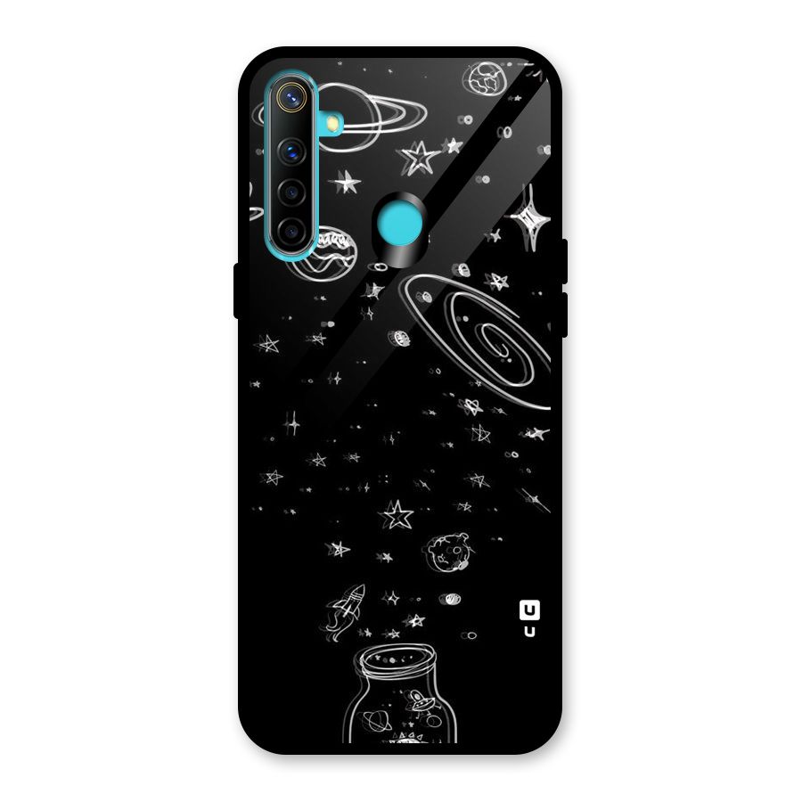 Bottle Of Stars Glass Back Case for Realme Narzo 10