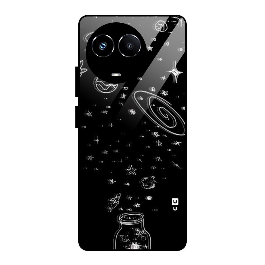 Bottle Of Stars Glass Back Case for Realme Narzo 60X