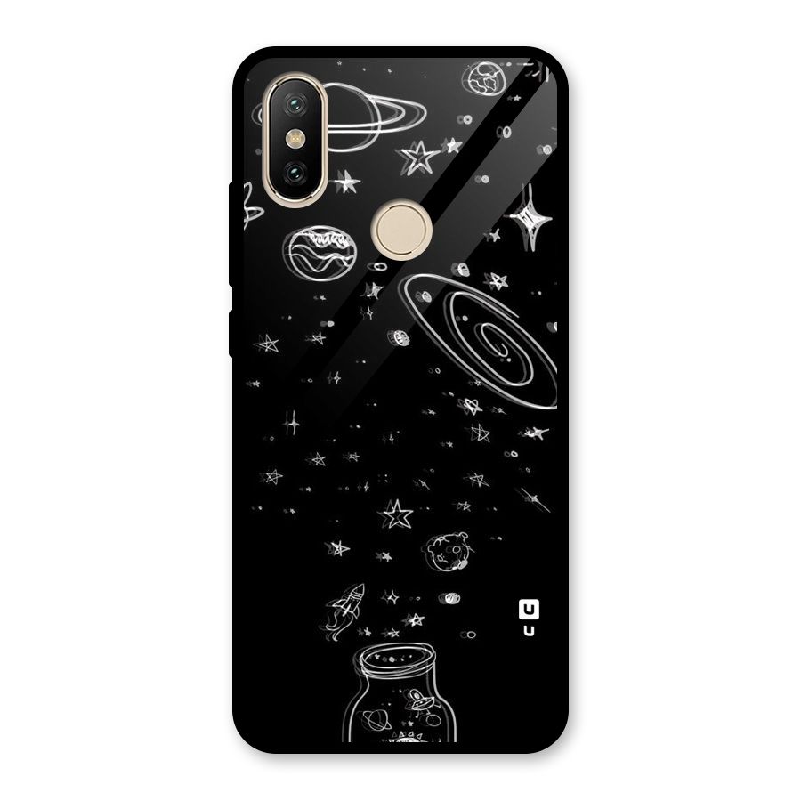 Bottle Of Stars Glass Back Case for Redmi A2
