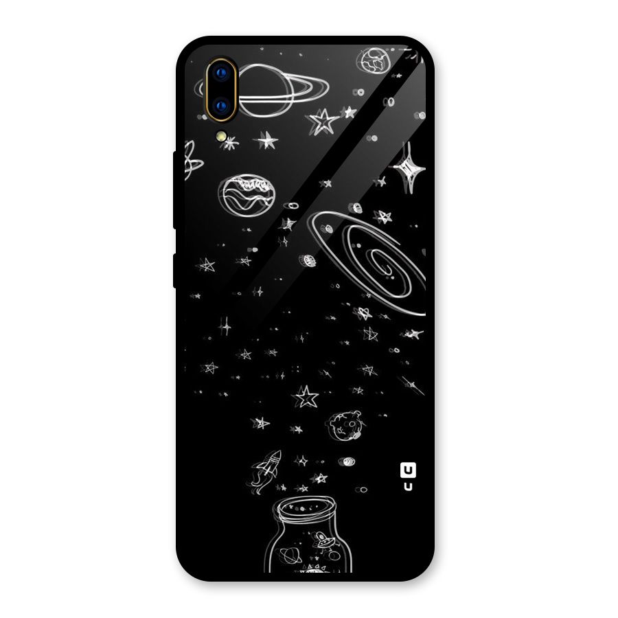 Bottle Of Stars Glass Back Case for Vivo V11 Pro